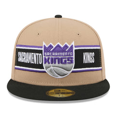 New Era Sacramento Kings 2024 NBA Draft 59FIFTY Fitted Hat Tan/Black