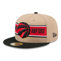 New Era Toronto Raptors 2024 NBA Draft 59FIFTY Fitted Hat Tan/Black
