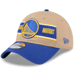 New Era Golden State Warriors 2024 NBA Draft 9TWENTY Adjustable Hat Tan/Royal