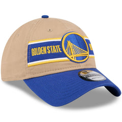 New Era Golden State Warriors 2024 NBA Draft 9TWENTY Adjustable Hat Tan/Royal