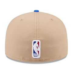 New Era Dallas Mavericks 2024 NBA Draft 59FIFTY Fitted Hat Tan/Blue