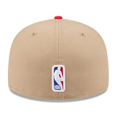 New Era Chicago Bulls 2024 NBA Draft 59FIFTY Fitted Hat Tan/Red