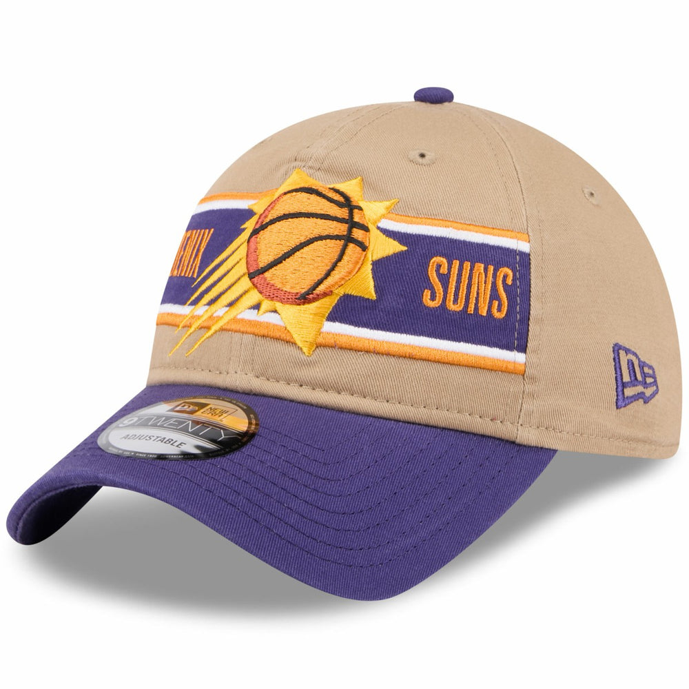 New Era Phoenix Suns 2024 NBA Draft 9TWENTY Adjustable Hat Tan/Purple
