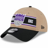 New Era Sacramento Kings 2024 NBA Draft 9TWENTY Adjustable Hat Tan/Black