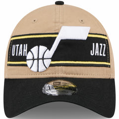 New Era Utah Jazz 2024 NBA Draft 9TWENTY Adjustable Hat Tan/Black