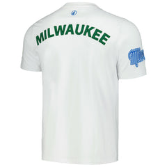 Milwaukee Bucks FISLL Unisex Heritage Crest T-Shirt White