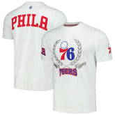 Philadelphia 76ers FISLL Unisex Heritage Crest T-Shirt White