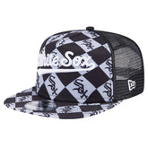Chicago White Sox New Era Seeing Diamonds A-Frame Trucker 9FIFTY Snapback Hat Near Me