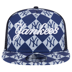 New York Yankees New Era Seeing Diamonds A-Frame Trucker 9FIFTY Snapback Hat Sale