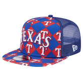 Texas Rangers New Era Seeing Diamonds A-Frame Trucker 9FIFTY Snapback Hat for sale