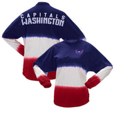 Washington Capitals Fanatics Women's Ombre Long Sleeve T-Shirt - Navy/Red | Fanatics discount