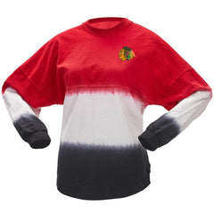 Chicago Blackhawks Fanatics Women's Ombre Long Sleeve T-Shirt - Red/Black | Fanatics discount