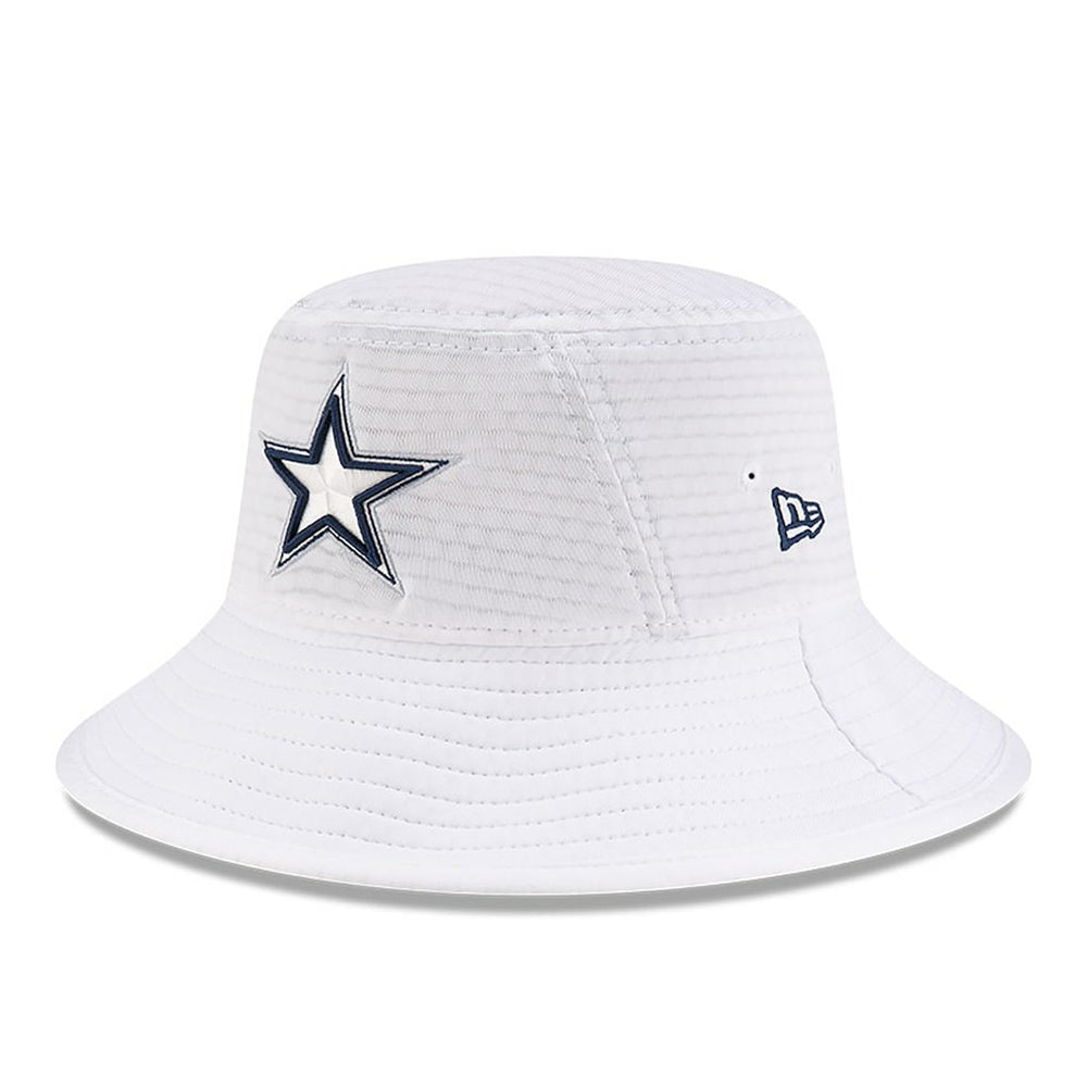 Dallas Cowboys New Era 2024 NFL Training Camp Stretch Bucket Hat - White - NFL
