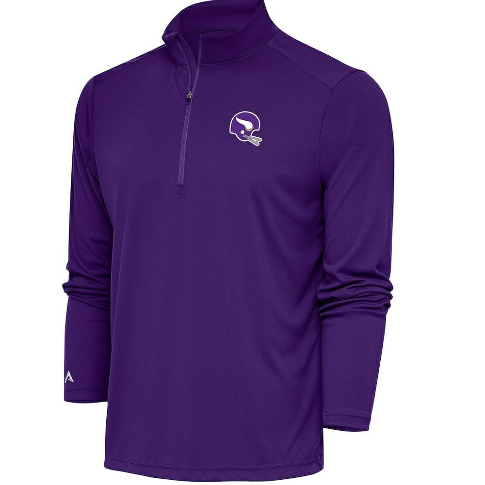 Minnesota Vikings Antigua Tribute Quarter-Zip Pullover Jacket - Purple - NFL