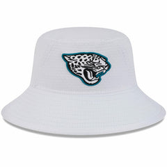 Jacksonville Jaguars New Era Youth 2024 NFL Training Camp Bucket Hat - White - NFL