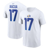 Puka Nacua Los Angeles Rams Player Name & Number T-Shirt - White - Nike