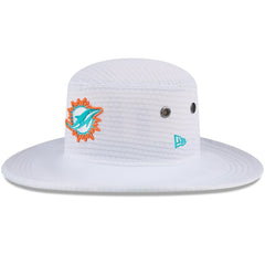 Miami Dolphins New Era 2024 NFL Training Camp Panama Bucket Hat - White - NFL