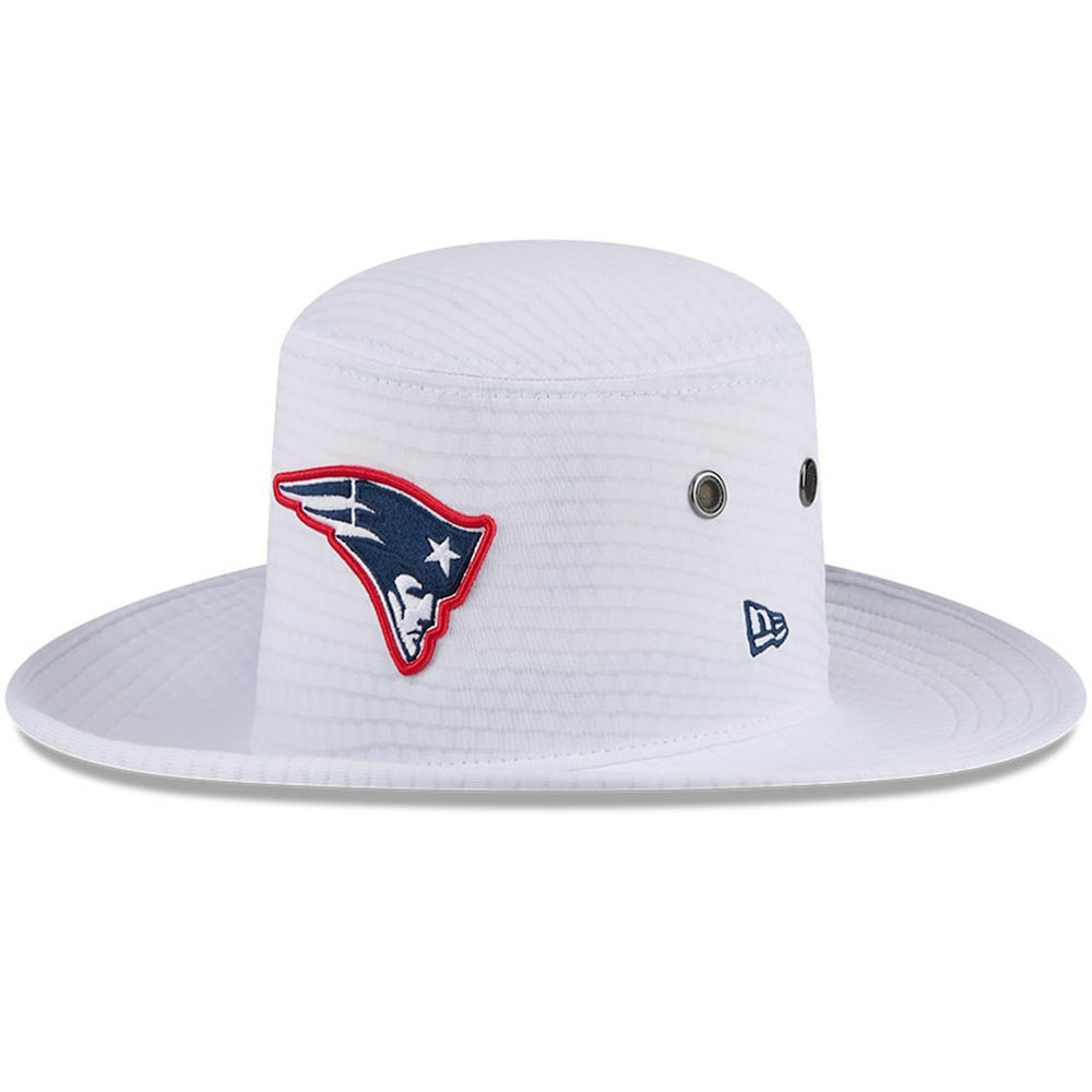 New England Patriots New Era 2024 NFL Training Camp Panama Bucket Hat - White - NFL