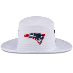 New England Patriots New Era 2024 NFL Training Camp Panama Bucket Hat - White - NFL