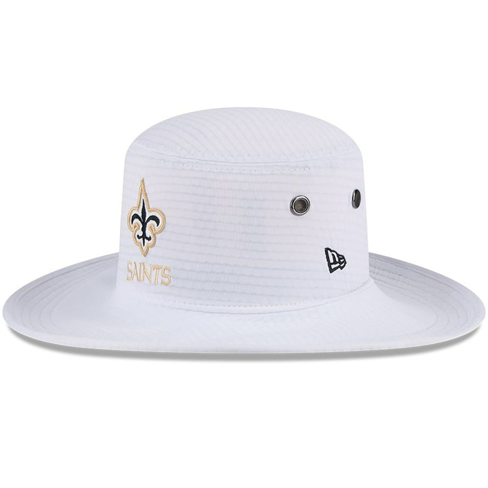 New Orleans Saints New Era 2024 NFL Training Camp Panama Bucket Hat - White - NFL