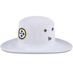 Pittsburgh Steelers New Era 2024 NFL Training Camp Panama Bucket Hat - White - NFL