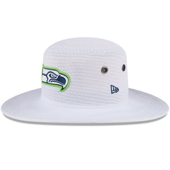 Seattle Seahawks New Era 2024 NFL Training Camp Panama Bucket Hat - White - NFL