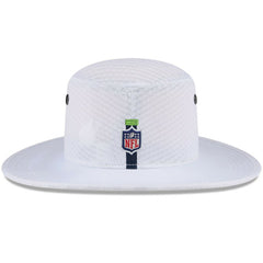Seattle Seahawks New Era 2024 NFL Training Camp Panama Bucket Hat - White - NFL