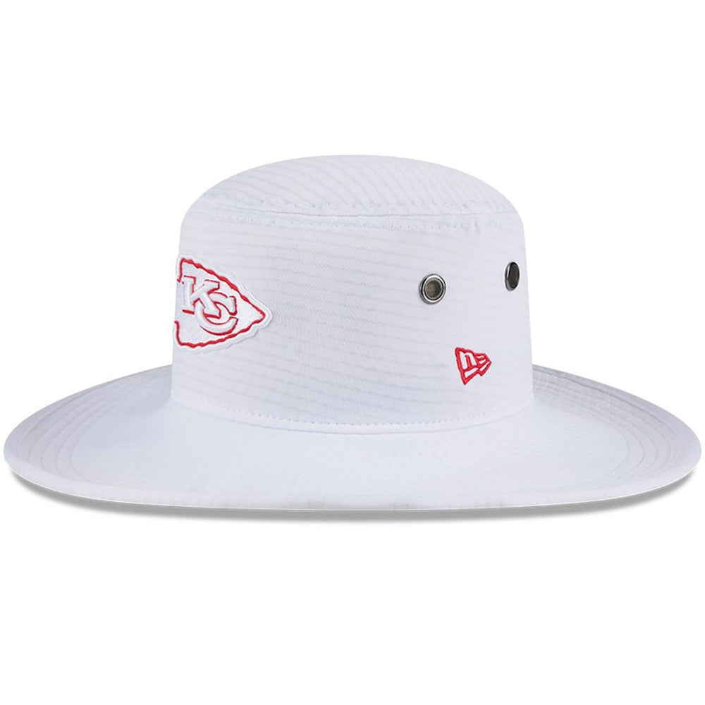 Kansas City Chiefs New Era 2024 NFL Training Camp Panama Bucket Hat - White - NFL