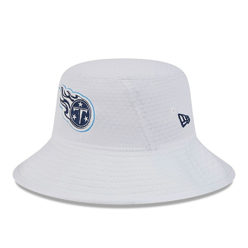 Tennessee Titans New Era 2024 NFL Training Camp Stretch Bucket Hat - White - NFL