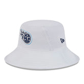 Tennessee Titans New Era 2024 NFL Training Camp Stretch Bucket Hat - White - NFL