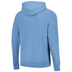 Detroit Lions Homage Unisex Holiday Raglan Tri-Blend Pullover Hoodie - Light Blue - NFL