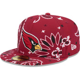 Arizona Cardinals New Era Paisley 59FIFTY Fitted Hat - Cardinal - NFL