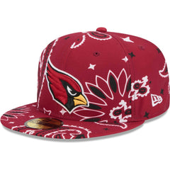 Arizona Cardinals New Era Paisley 59FIFTY Fitted Hat - Cardinal - NFL