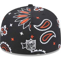 Cincinnati Bengals New Era Paisley 59FIFTY Fitted Hat - Black - NFL