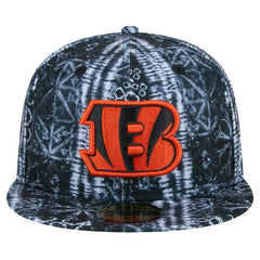 Cincinnati Bengals New Era Shibori 59FIFTY Fitted Hat - Black - NFL