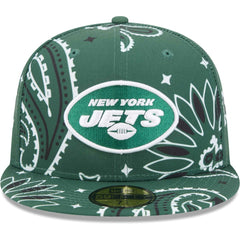 New York Jets New Era Paisley 59FIFTY Fitted Hat - Green - NFL