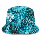 Jacksonville Jaguars New Era Shibori Bucket Hat - Teal - NFL
