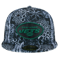New York Jets New Era Shibori 59FIFTY Fitted Hat - Black - NFL