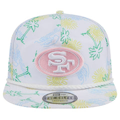 San Francisco 49ers New Era Vacay Golfer Snapback Hat - White - NFL