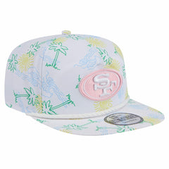 San Francisco 49ers New Era Vacay Golfer Snapback Hat - White - NFL