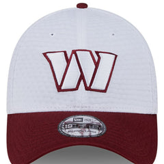 Washington Commanders New Era 2024 NFL Training Camp 39THIRTY Flex Hat - White/Burgundy - NFL