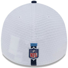 Tennessee Titans New Era 2024 NFL Training Camp 39THIRTY Flex Hat - White/Navy - NFL