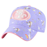 San Francisco 49ers '47 Girls Preschool Unicorn Clean Up Adjustable Hat - Lavender - 47 brand
