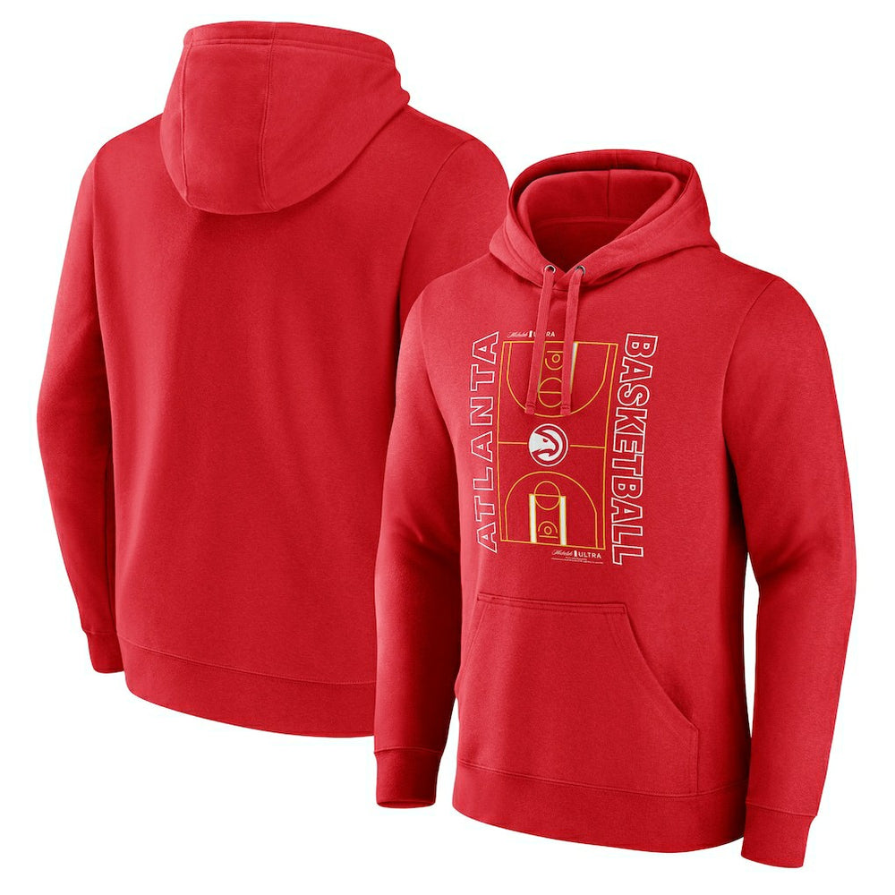 Atlanta Hawks Michelob Ultra Full Court Pullover Hoodie - Red