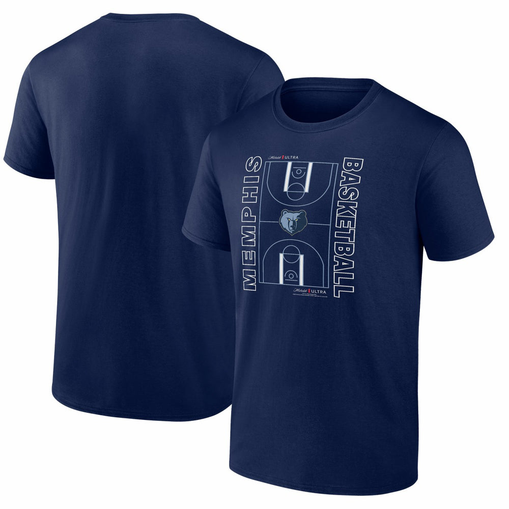 Memphis Grizzlies Michelob Ultra Full Court T-Shirt - Navy