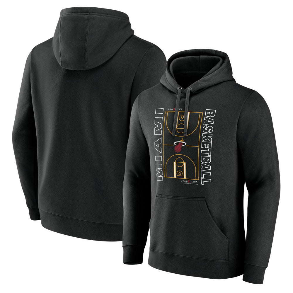 Miami Heat Michelob Ultra Full Court Pullover Hoodie - Black