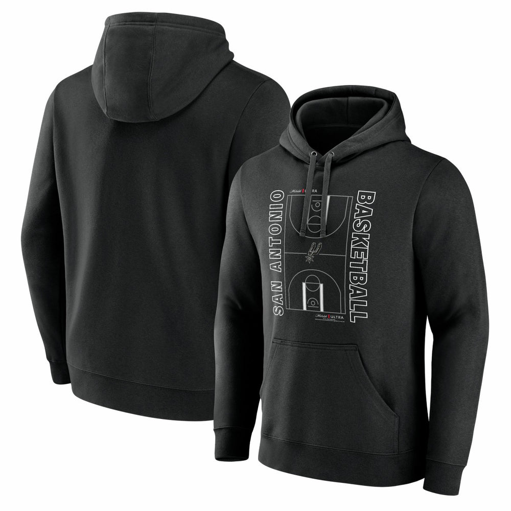 San Antonio Spurs Michelob Ultra Full Court Pullover Hoodie - Black