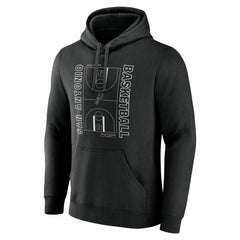 San Antonio Spurs Michelob Ultra Full Court Pullover Hoodie - Black