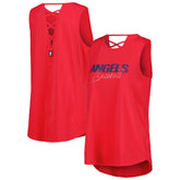 Los Angeles Angels DKNY Sport Women's Claire Fashion Tri-Blend Tank Top Sale