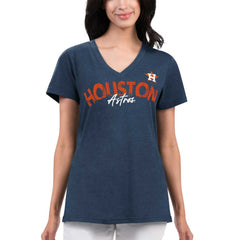 Houston Astros G-III 4Her by Carl Banks Women's Key Move V-Neck T-Shirt Near Me